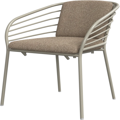 Cancún dining chair with arm & cushion