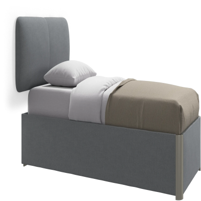 Element bed, wall-mounted headboard, without slats, excl. mattress