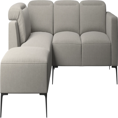 Zürich corner sofa with lounging unit