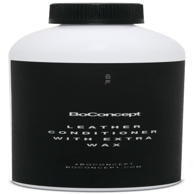 Care leather conditioner with extra wax
