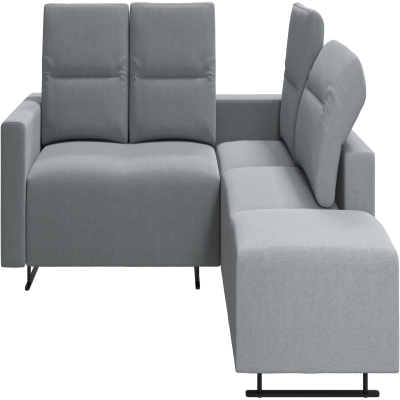 Hampton corner sofa with adjustable back and storage on left side