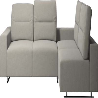 Hampton corner sofa with adjustable back and storage on left side