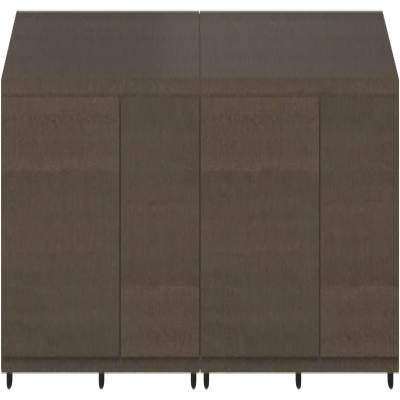 Lugano base cabinet with drawers and drop down doors