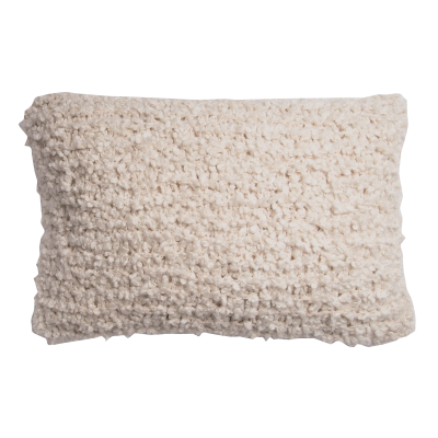 Bouclé heavy cushion