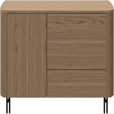 Sideboard with drop-down section