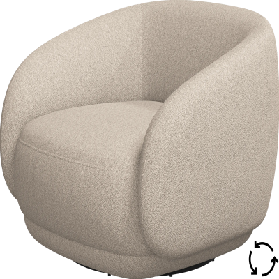 Bolzano armchair with swivel function