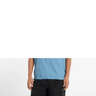 NB Grey Woven T-Shirt