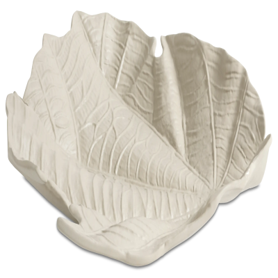 Velvet leaf sculpture