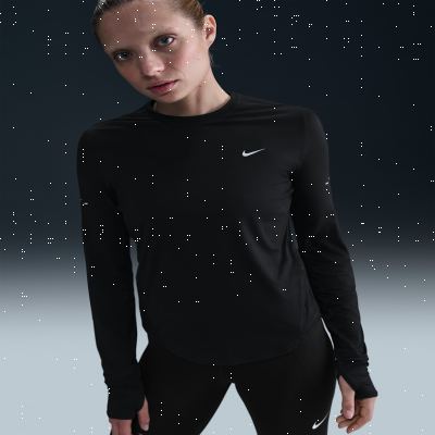 Recycled MaterialsNike SwiftWomen's Dri-FIT UV Long-Sleeve Crew-Neck Running Top