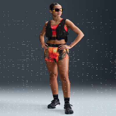 Recycled MaterialsNike AeroSwiftWomen's Dri-FIT ADV Brief-Lined Printed Running Shorts