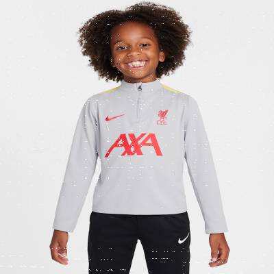 Recycled MaterialsLiverpool F.C. Academy Pro ThirdYounger Kids' Nike Dri-FIT Football Knit Drill Top