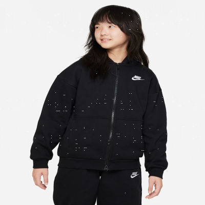 Nike Sportswear Club FleeceOlder Kids' Oversized Full-Zip Hoodie