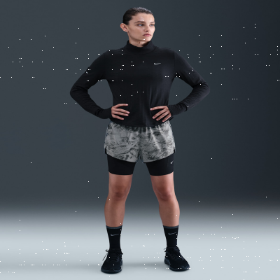 Nike SwiftWomen's Mid-Rise 2-in-1 Reflective Design Running Shorts