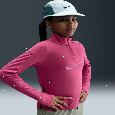 Recycled MaterialsNike ProOlder Kids' (Girls') Dri-FIT 1/4-Zip Top