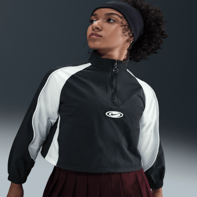 Nike SportswearGirls' 1/4-Zip Tracksuit Jacket