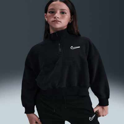 Recycled MaterialsNike SportswearOlder Kids' (Girls') Long-Sleeve Fleece Top