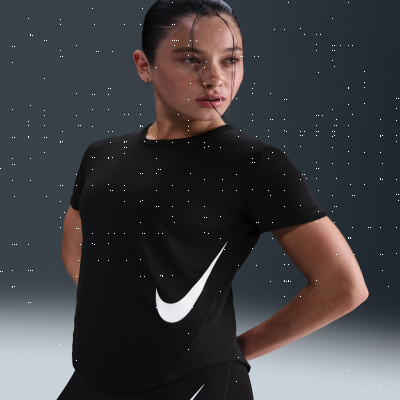 Recycled MaterialsNike Tempo Swoosh RunWomen's Dri-FIT Short-Sleeve Running Top