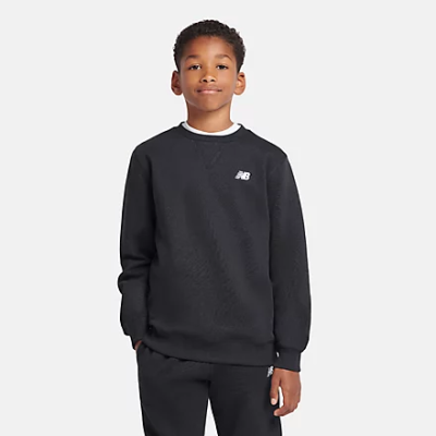 Brush Back Small Logo Crew