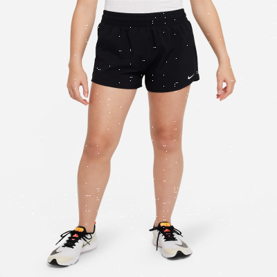 Recycled MaterialsNike OneOlder Kids' (Girls') Dri-FIT High-Waisted Woven Training Shorts