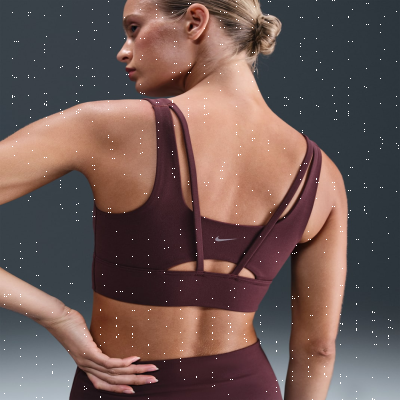 Recycled MaterialsNike ZenvyWomen's Medium-Support Padded Longline Sports Bra