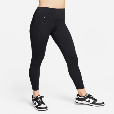 Recycled MaterialsNike OneWomen's High-Waisted 7/8 Leggings with Pockets