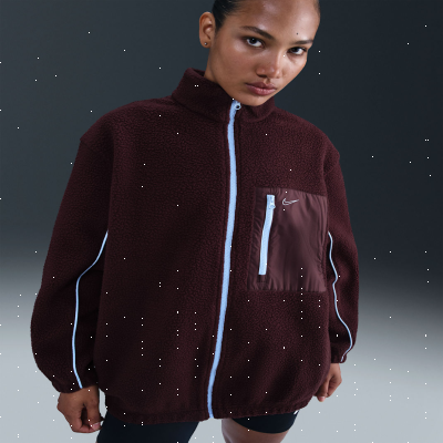 Recycled MaterialsNike SportswearWomen's Full-Zip High-Pile Fleece Jacket