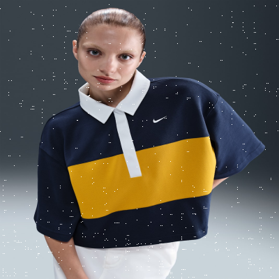 Nike SportswearWomen's Oversized Short-Sleeve Polo Top