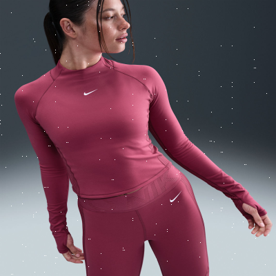 Recycled MaterialsNike ProWomen's Dri-FIT Long-Sleeve Top