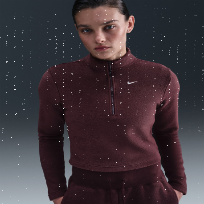 Nike Sportswear Phoenix PlushWomen's Slim Long-Sleeve Cosy Fleece 1/2-Zip Top