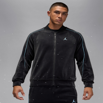 Jordan BrooklynMen's Velour Track Jacket