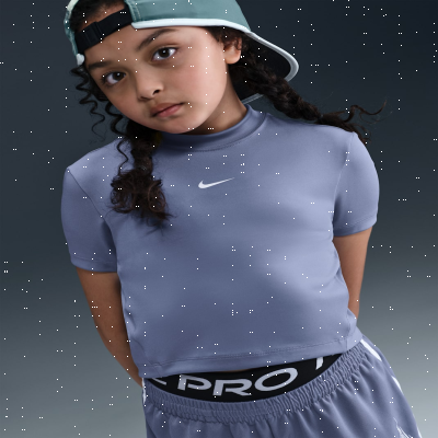 Recycled MaterialsNike ProGirls' Dri-FIT Short-Sleeve Top