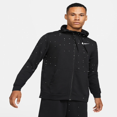 Recycled MaterialsNike DryMen's Dri-FIT Hooded Fitness Full-Zip Hoodie
