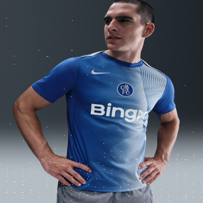 Recycled MaterialsChelsea F.C. Academy Pro ThirdMen's Nike Dri-FIT Total 90 Football Pre-Match Top