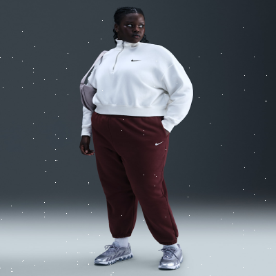 Nike Sportswear Phoenix FleeceWomen's High-Waisted Oversized Tracksuit Bottoms (Plus Size)