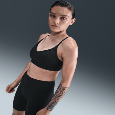 Recycled MaterialsNike IndyWomen's Light-Support Printed Padded Adjustable Sports Bra