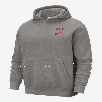 Chicago Bulls Club CourtsideMen's Nike NBA Pullover Hoodie