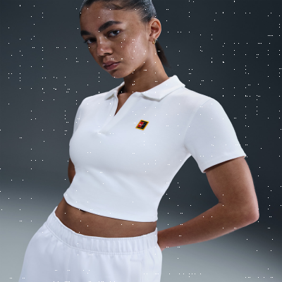 NikeCourt HeritageWomen's Short-Sleeve Cropped Tennis Polo