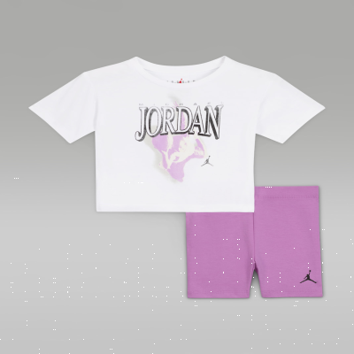 JordanBaby (12–24M) Retro 1984 2-Piece Bike Shorts Set