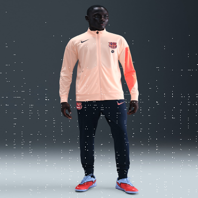 Recycled MaterialsF.C. Barcelona Strike ThirdMen's Nike Dri-FIT Total 90 Football Knit Tracksuit