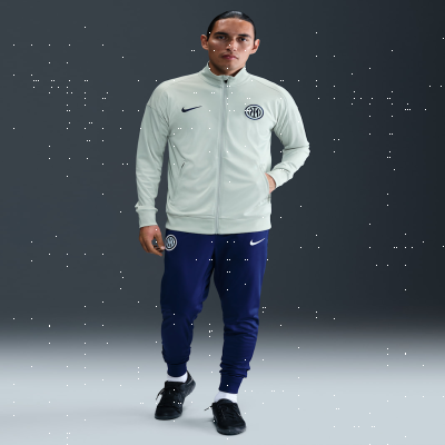 Recycled MaterialsInter Milan StrikeMen's Nike Dri-FIT Football Knit Tracksuit