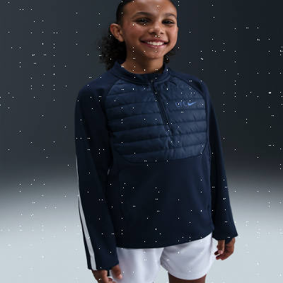 Recycled MaterialsChelsea F.C. Academy Winter WarriorOlder Kids' Nike Therma-FIT Football Drill Top