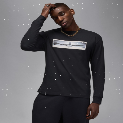JordanMen's Long-Sleeve Crew-Neck T-Shirt