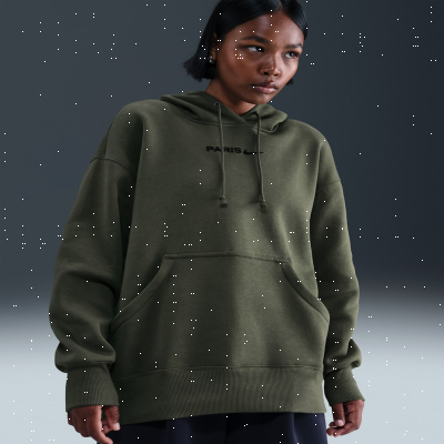 Paris Saint-Germain Phoenix FleeceWomen's Nike Football Oversized Pullover Hoodie