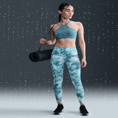 Recycled MaterialsNike ZenvyWomen's High-Waisted 7/8 Printed Leggings