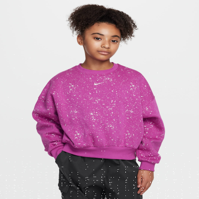 Nike Sportswear Club FleeceOlder Kids' (Girls') Crew-Neck Sweatshirt
