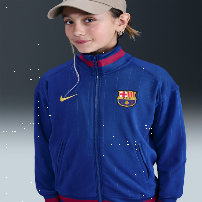 Recycled MaterialsF.C. Barcelona Academy Pro HomeOlder Kids' Nike Dri-FIT Football Anthem Jacket