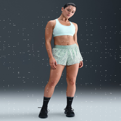 Recycled MaterialsNike SwiftWomen's Dri-FIT Mid-Rise 2-in-1 Printed Running Shorts