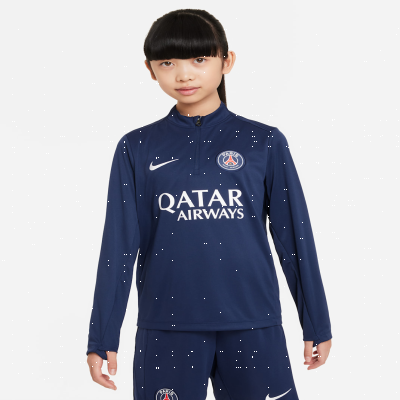 Recycled MaterialsParis Saint-Germain Academy ProOlder Kids' Nike Dri-FIT Football Drill Top