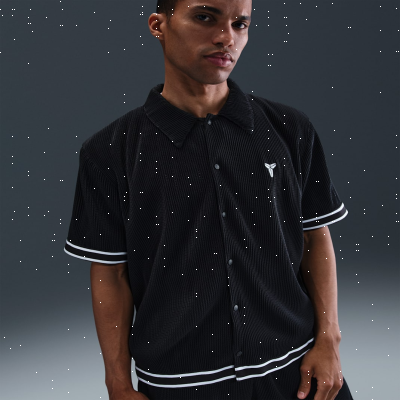 Recycled MaterialsKobeMen's Pleated Short-Sleeve Basketball Top