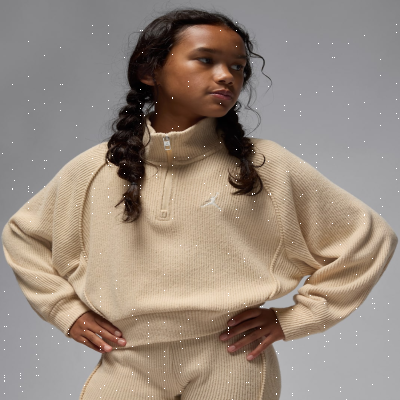 JordanOlder Kids' Quarter-Zip Long-Sleeve Top